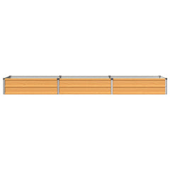 vidaXL Raised Garden Bed Wood Natural 240 x 40 x 24 cm 3