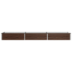 vidaXL Raised Garden Bed Black Walnut 240 x 40 x 24 cm 3
