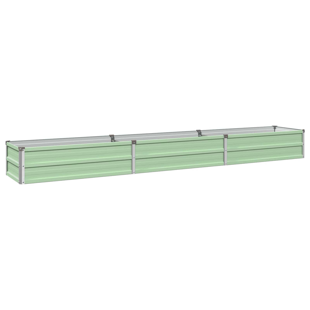 vidaXL Raised Garden Bed Pastel Green 240 x 40 x 24 cm 2