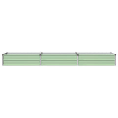 vidaXL Raised Garden Bed Pastel Green 240 x 40 x 24 cm 3