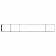 Raised Garden Bed 600 x 80 x 55 cm Galvanised Steel Grey