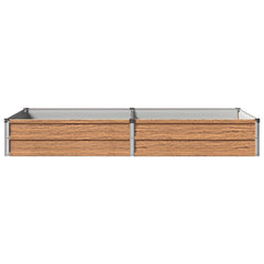 Raised Garden Bed Wood Brown, image 3