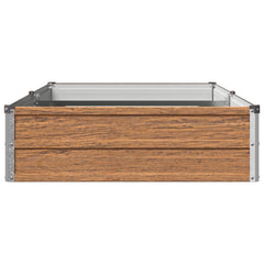 Raised Garden Bed Wood Brown, image 4