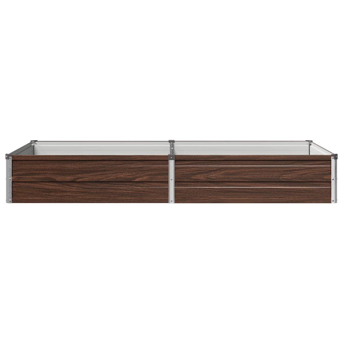 Raised Garden Bed Black Walnut Steel, image 3