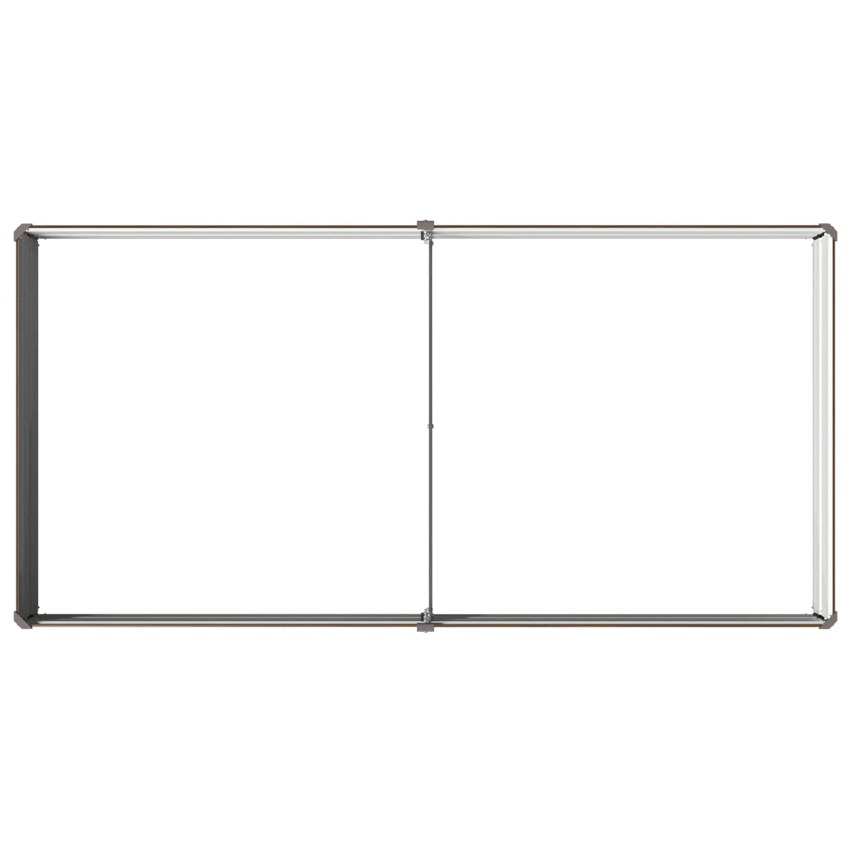 Raised Garden Bed Black Walnut Steel, image 5
