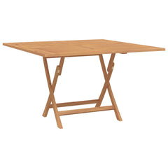 Garden Set 5 pcs Brown 110 x 110 x 75 cm Solid Teak Wood Armless chair Square