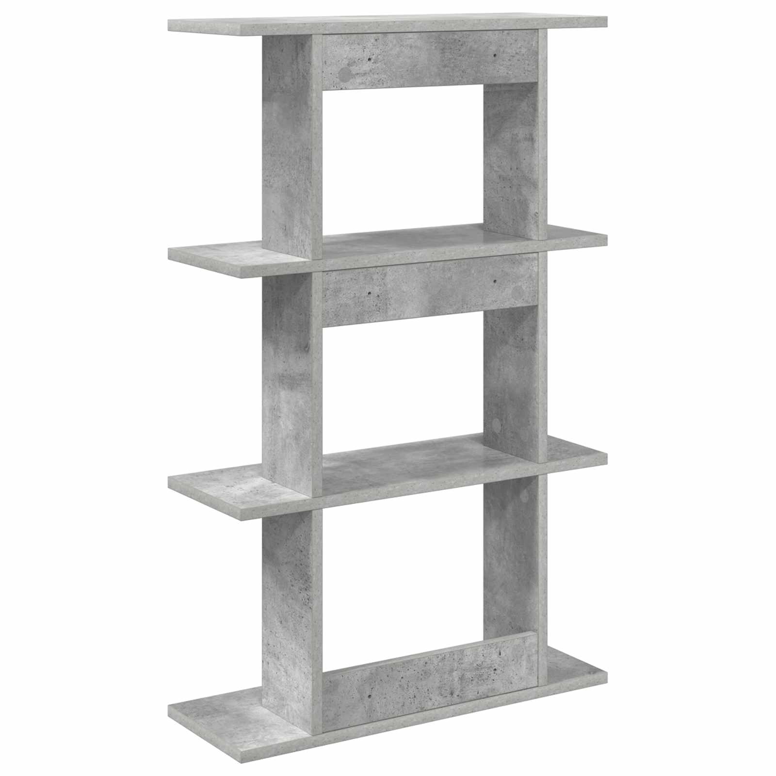 vidaXL Wall Shelf Wall-Mounted Concrete Grey 56 x 20 x 90 cm 6
