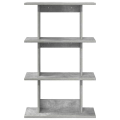 vidaXL Wall Shelf Wall-Mounted Concrete Grey 56 x 20 x 90 cm 4