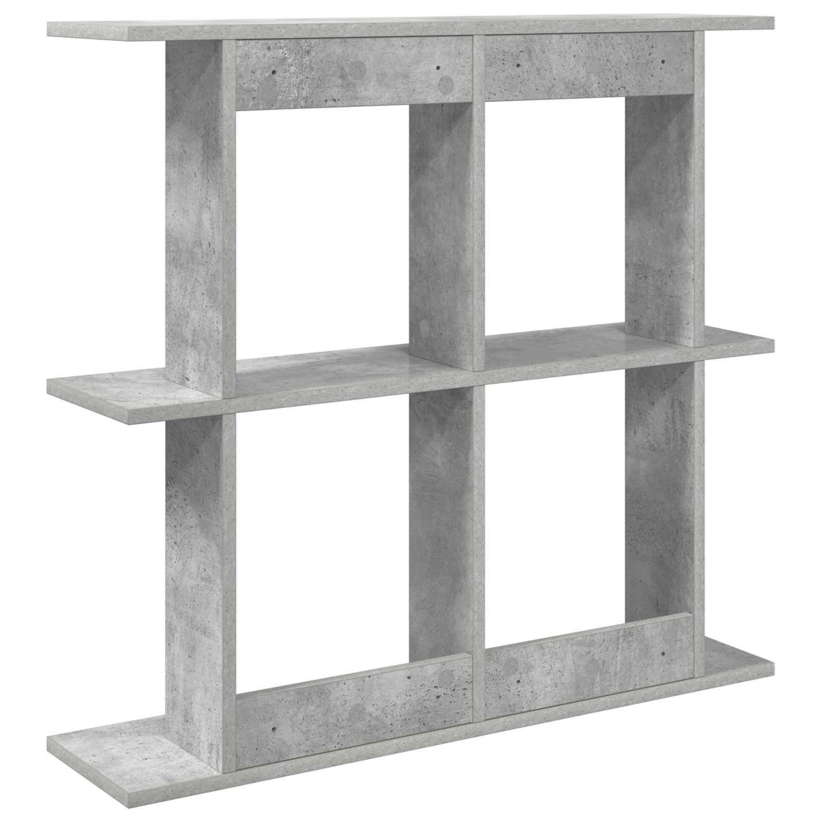 vidaXL Wall Shelf Wall-Mounted Concrete Grey 80 x 20 x 75 cm 6