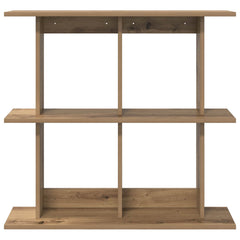 vidaXL Wall Shelf Wall-Mounted Artisan Oak 80 x 20 x 75 cm 4