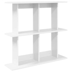 vidaXL Wall Shelf Wall-Mounted White 100 x 20 x 75 cm Engineered Wood 2