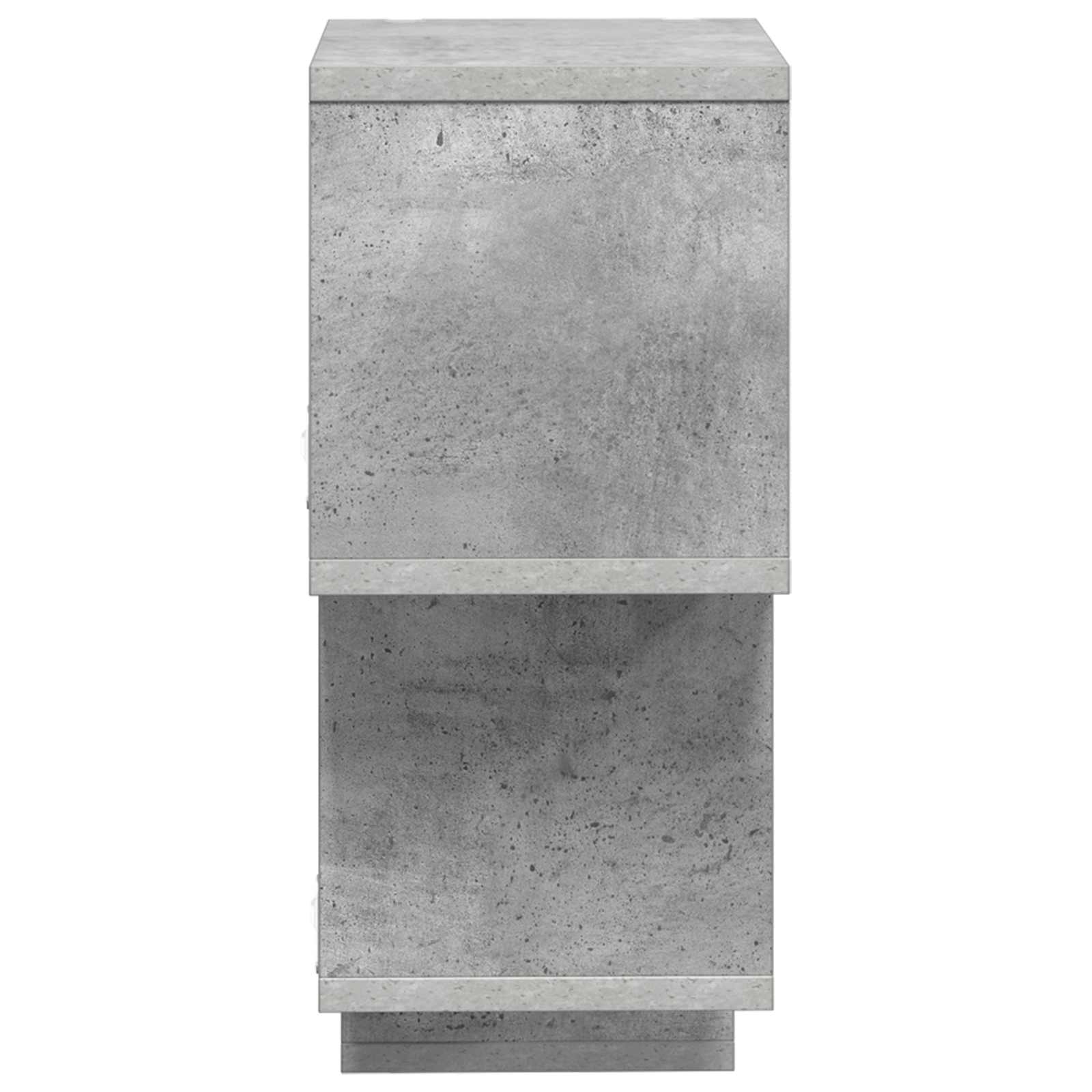 vidaXL Floating Shelf Wall-Mounted Concrete Grey 87 x 20 x 55 cm 5