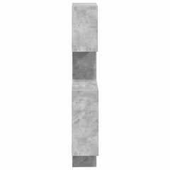 vidaXL Wall Cube Shelves Wall-Mounted Concrete Grey Engineered Wood 5