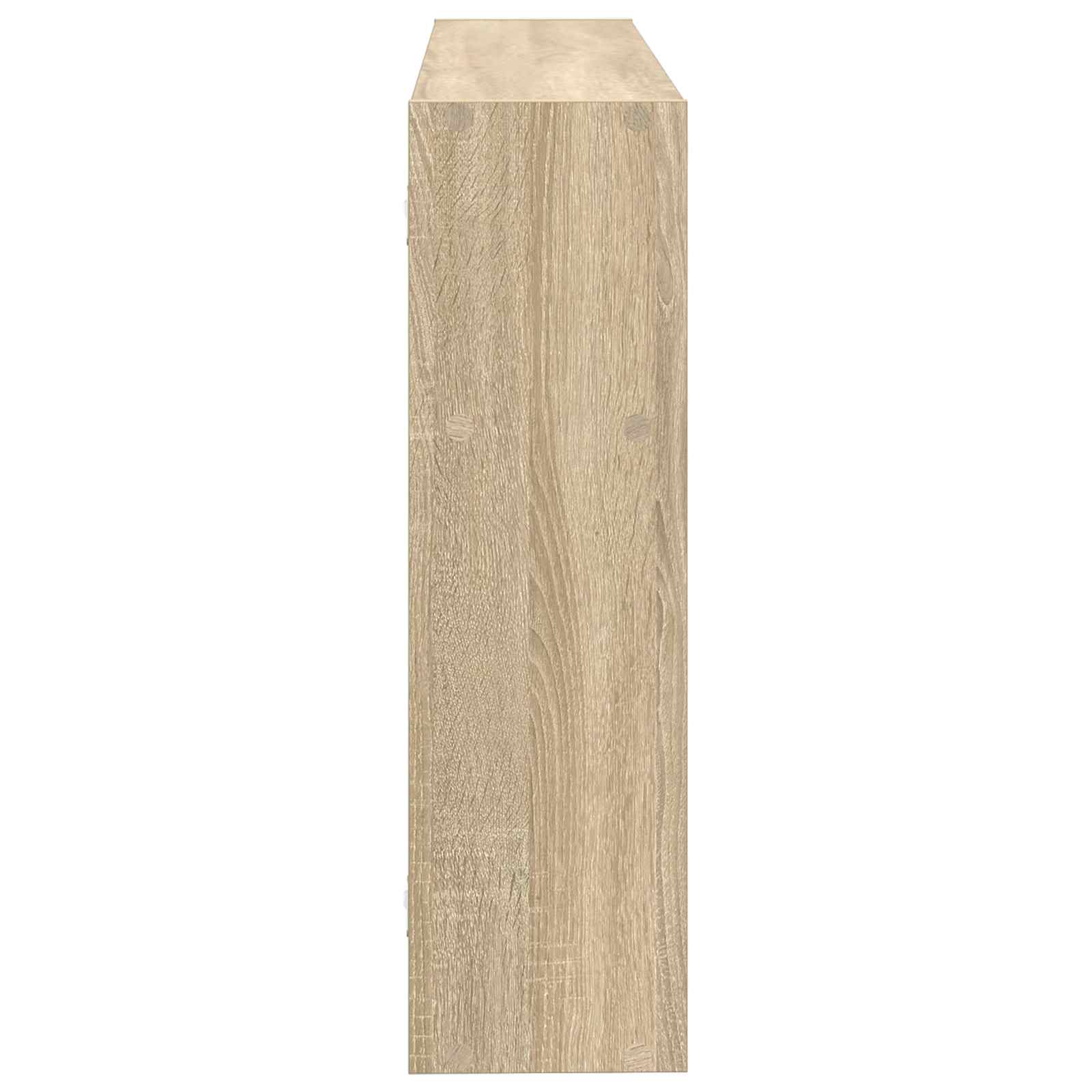 vidaXL Wall Shelf Wall-Mounted Sonoma Oak 95 x 20 x 69.5 cm 5
