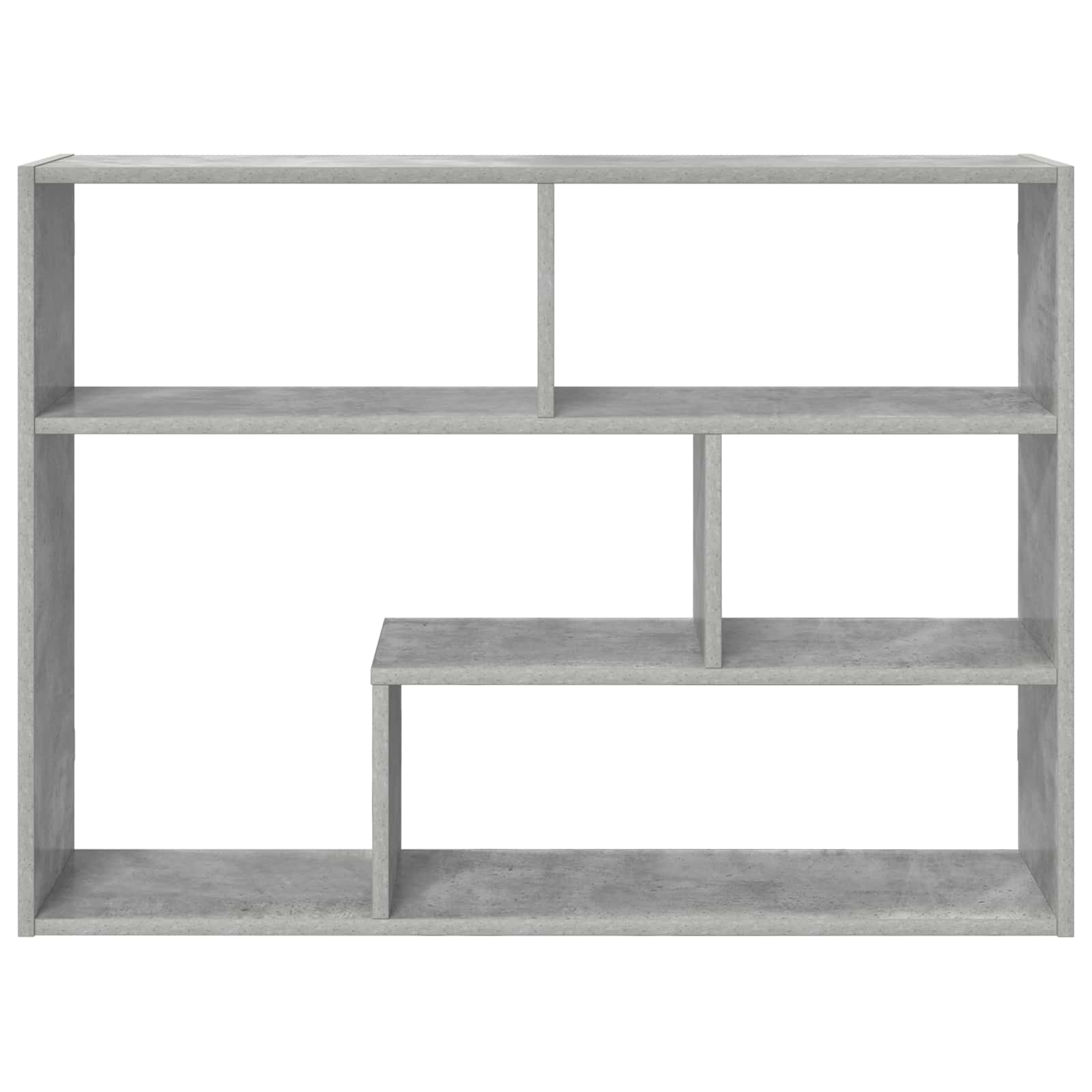 vidaXL Wall Shelf Wall-Mounted Concrete Grey 95 x 20 x 69.5 cm 4