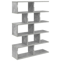 vidaXL Wall Shelf Concrete Grey 70 x 20 x 100 cm Engineered Wood 6