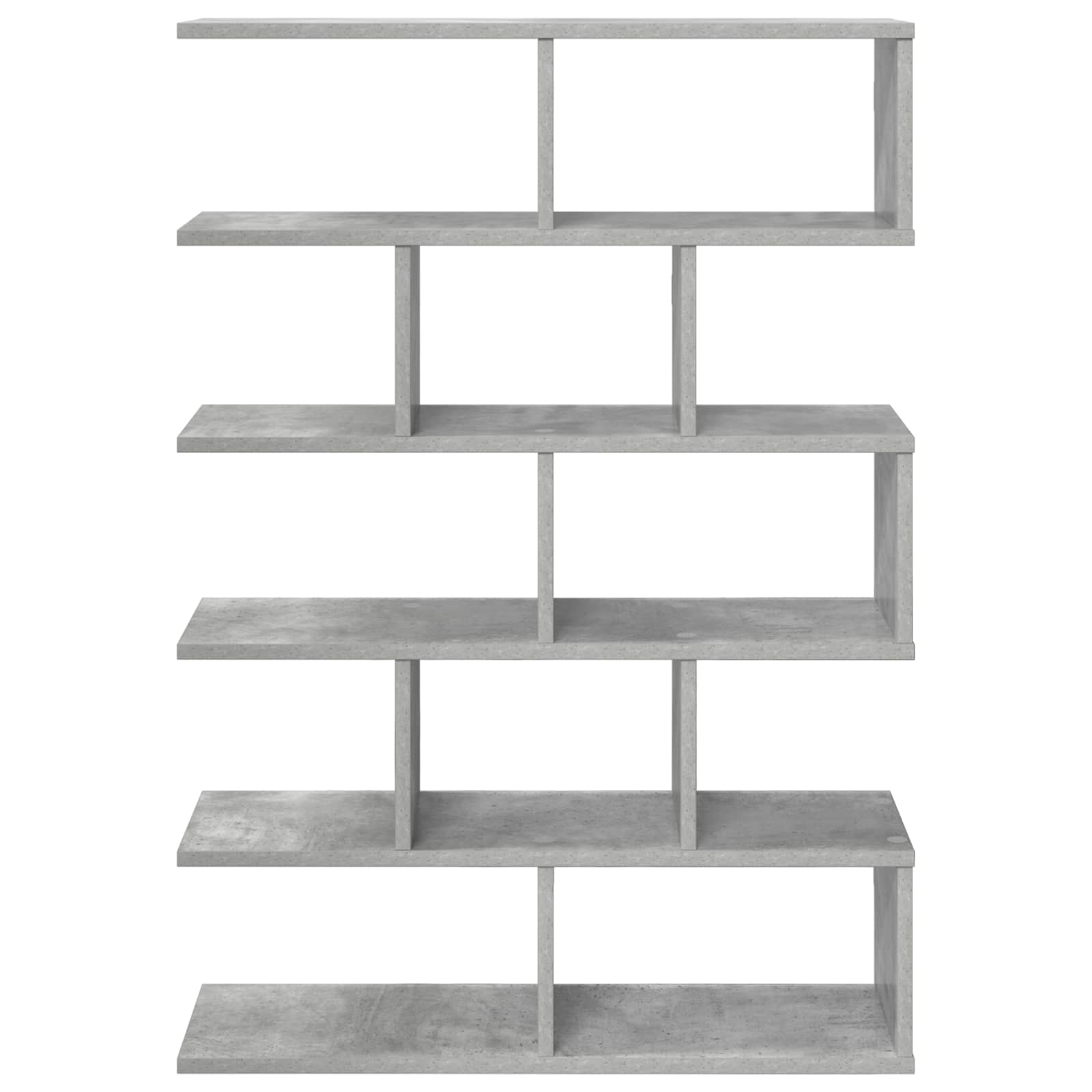 vidaXL Wall Shelf Concrete Grey 70 x 20 x 100 cm Engineered Wood 4