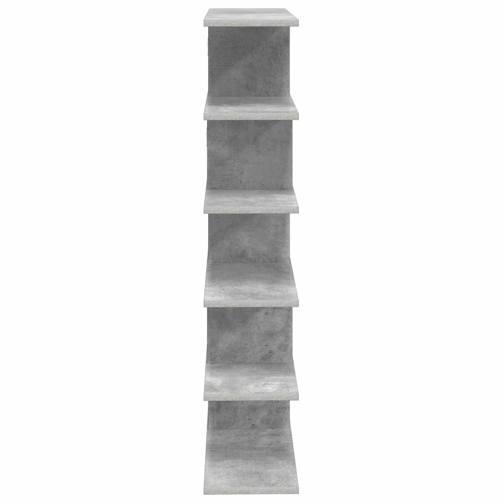 vidaXL Wall Shelf Concrete Grey 70 x 20 x 100 cm Engineered Wood 5