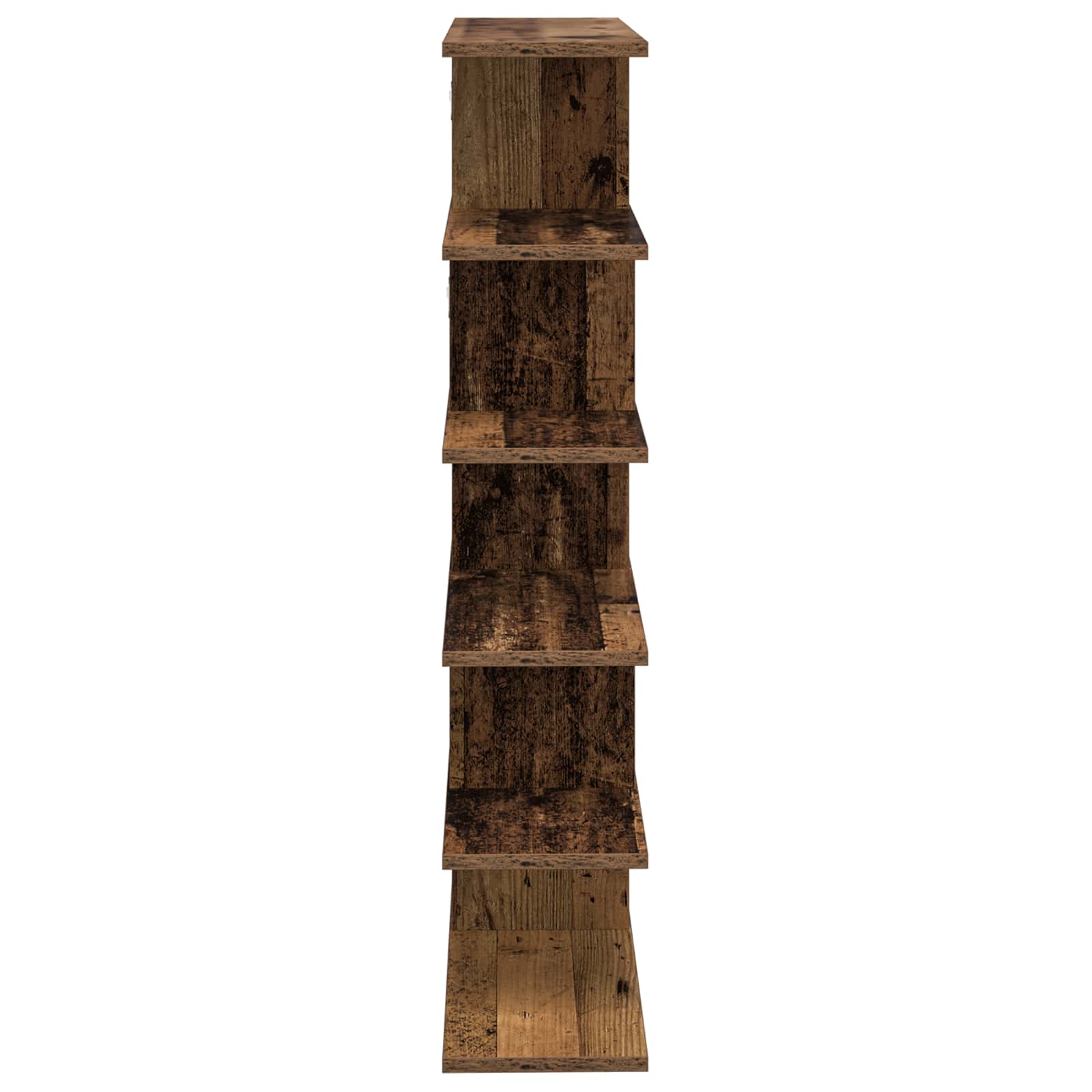 vidaXL Wall Shelf Old Wood 70 x 20 x 100 cm Engineered Wood 5