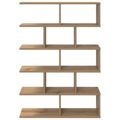 vidaXL Wall Shelf Artisan Oak 70 x 20 x 100 cm Engineered Wood 4