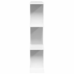 vidaXL Wall Shelf White 80 x 20 x 96 cm Engineered Wood 5