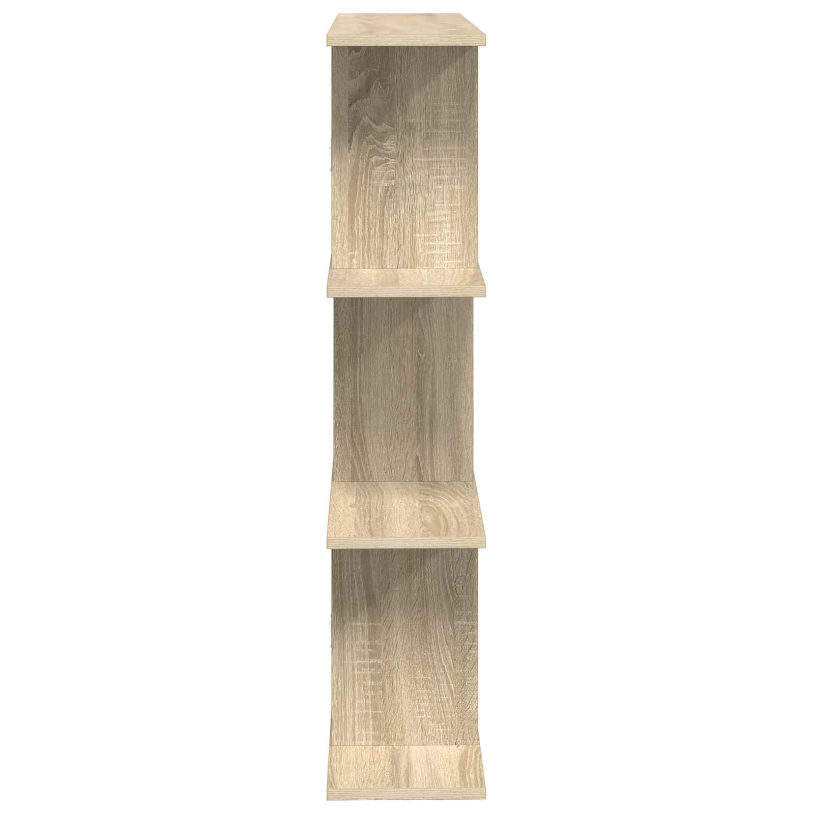 vidaXL Wall Shelf Sonoma Oak 80 x 20 x 96 cm Engineered Wood 5