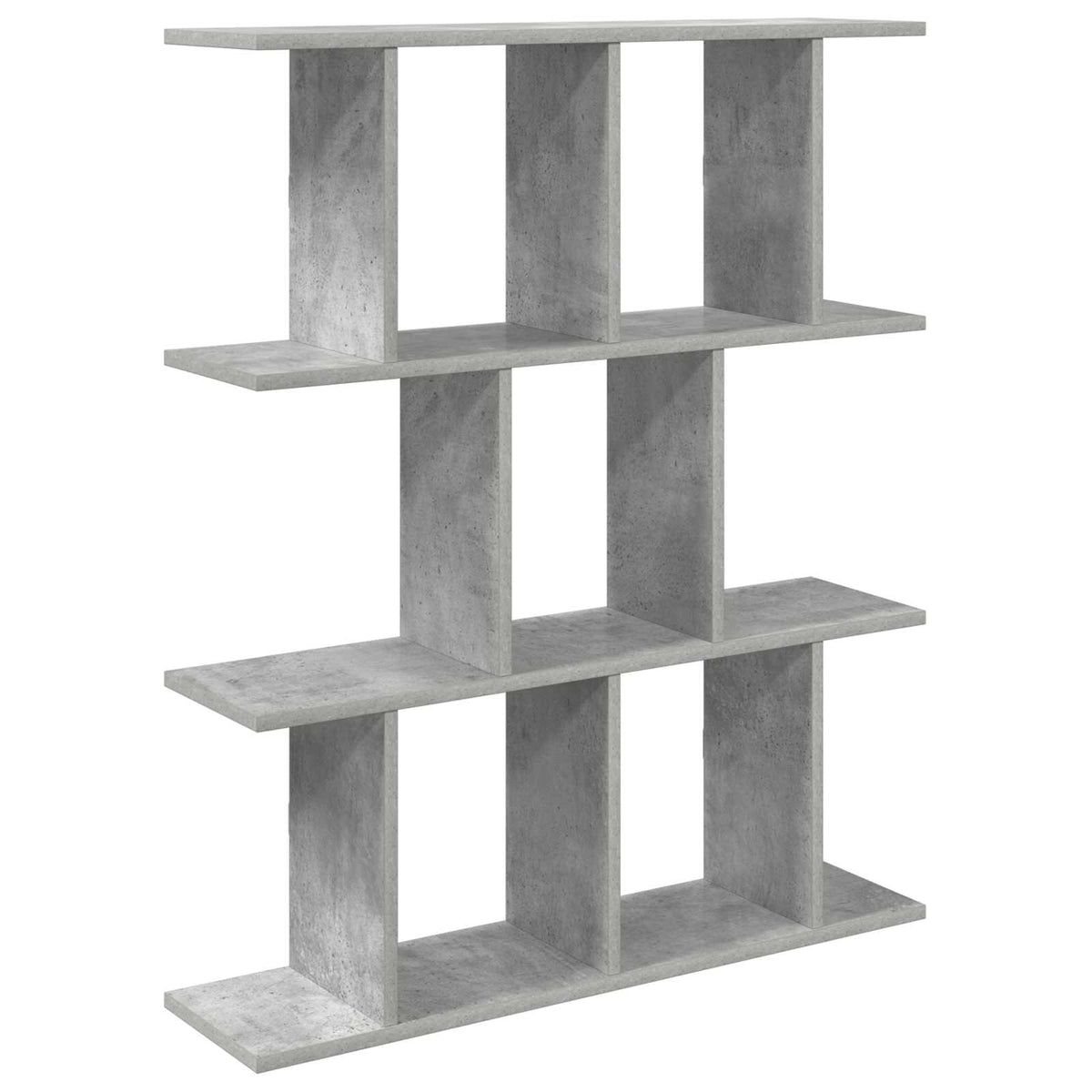 Wall Shelf 80 x 20 x 96 cm Engineered Wood Concrete grey