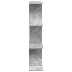 vidaXL Wall Shelf Concrete Grey 80 x 20 x 96 cm Engineered Wood 5
