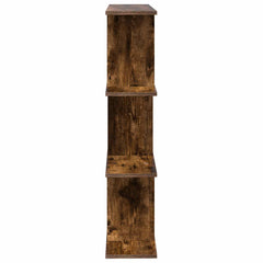 vidaXL Wall Shelf Smoked Oak 80 x 20 x 96 cm Engineered Wood 5