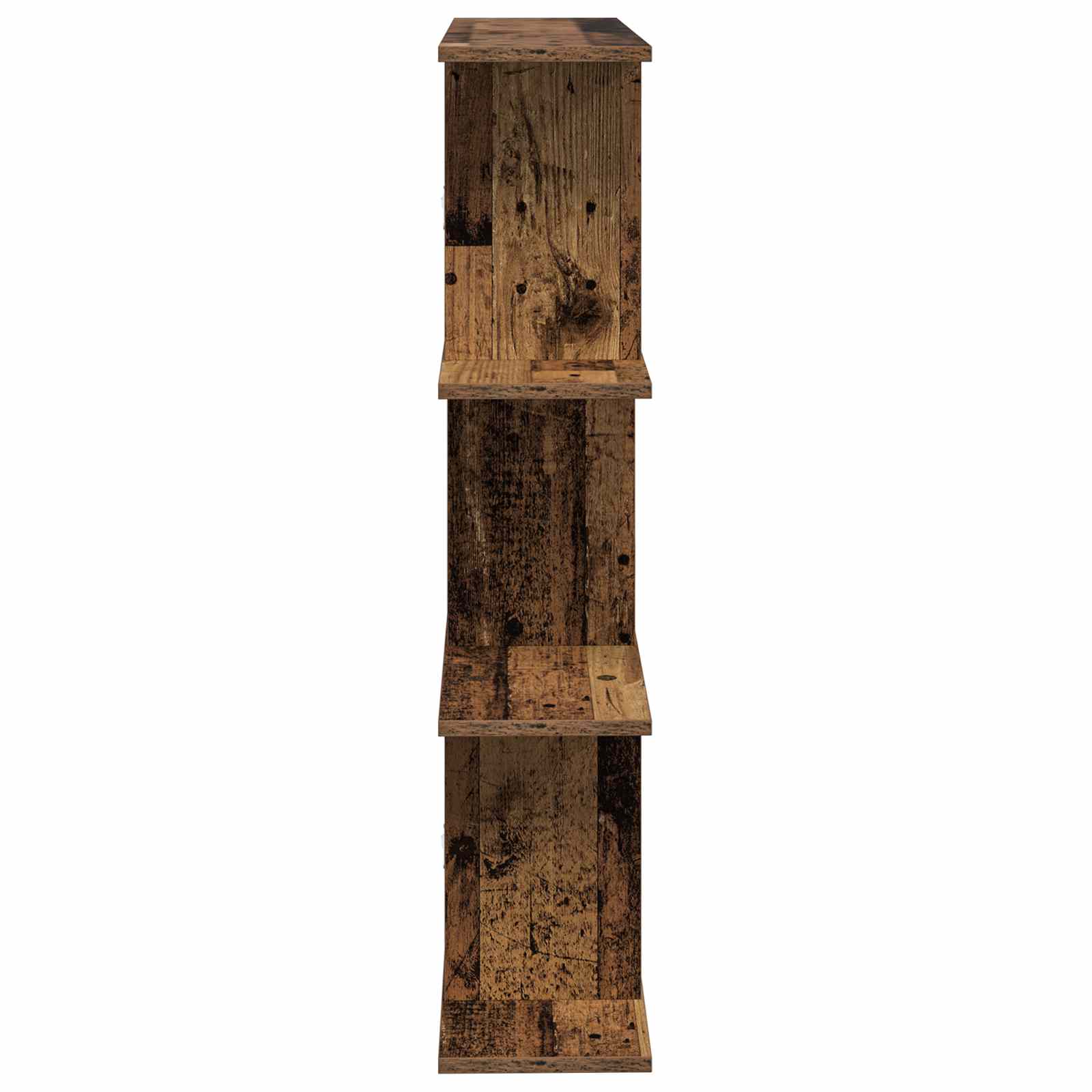 vidaXL Wall Shelf Old Wood 80 x 20 x 96 cm Engineered Wood 5