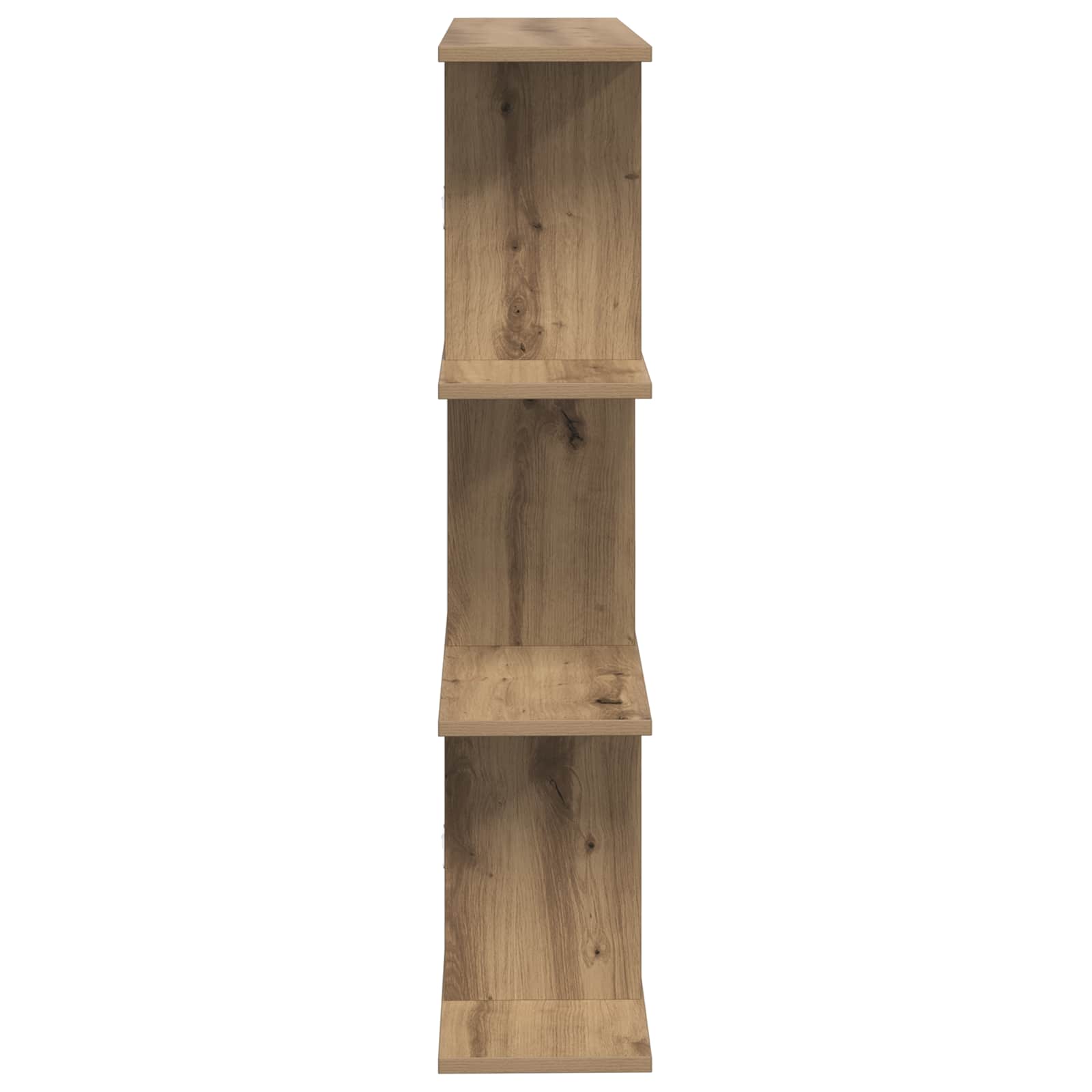 vidaXL Wall Shelf Artisan Oak 80 x 20 x 96 cm Engineered Wood 5