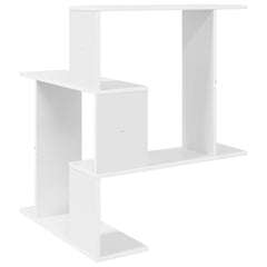vidaXL Wall Shelf White 67 x 67 x 87 cm Engineered Wood 6
