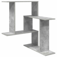 vidaXL Wall Shelf Concrete Grey 67 x 67 x 87 cm Engineered Wood 2