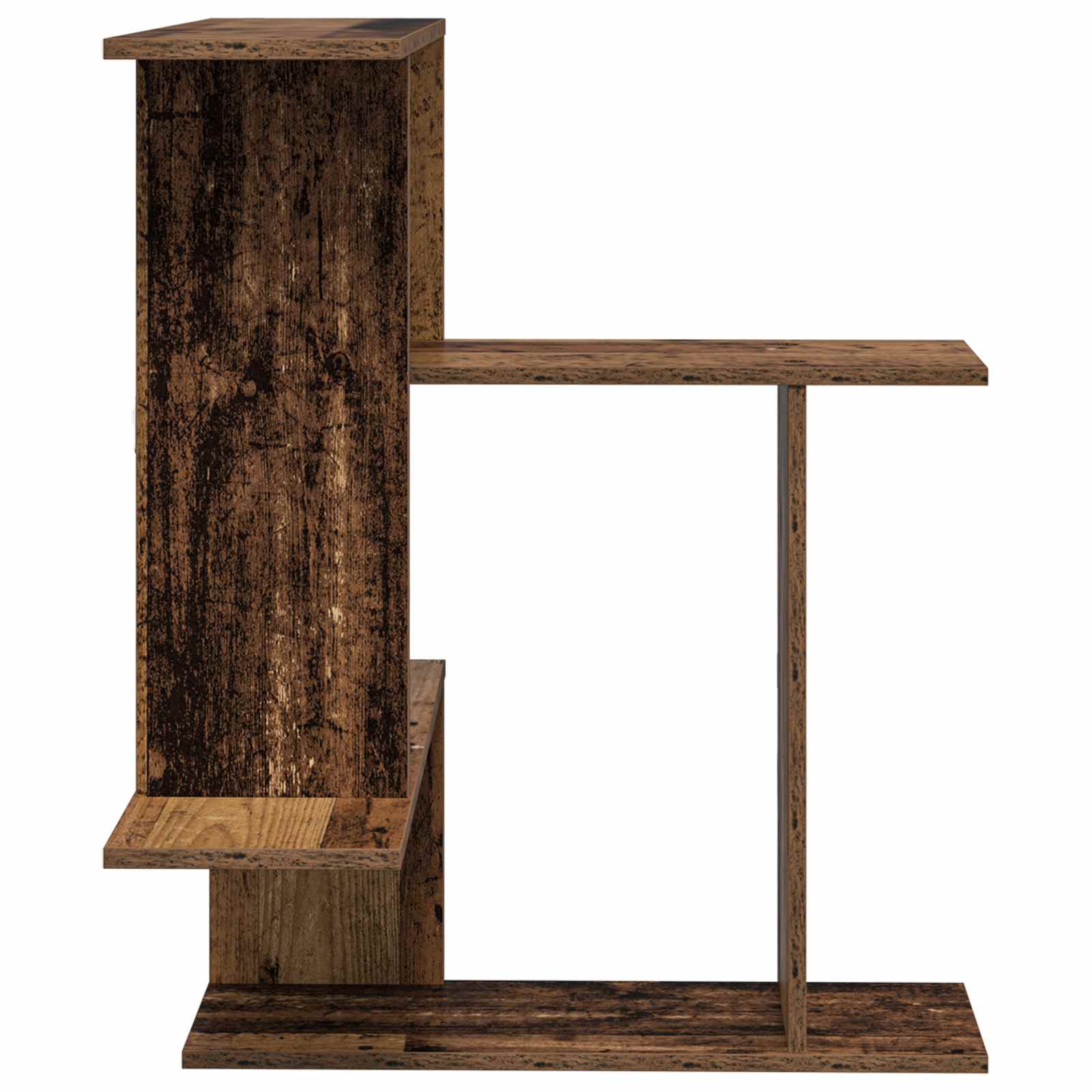 vidaXL Wall Shelf Old Wood 67 x 67 x 87 cm Engineered Wood 5