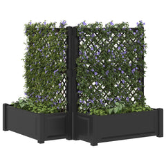 Big Planter with Trellis PP Anthracite 2
