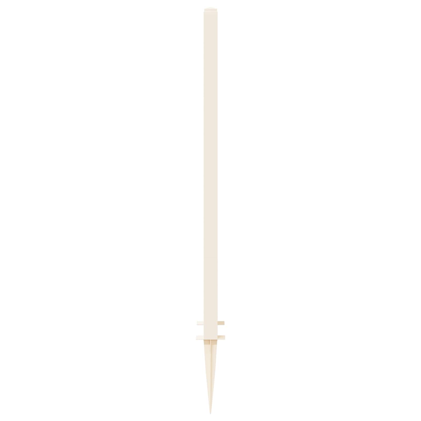 vidaXL Trellis with Spike PP White 5