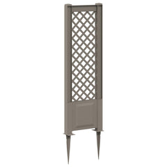 vidaXL Trellis with Spike PP Grey 2