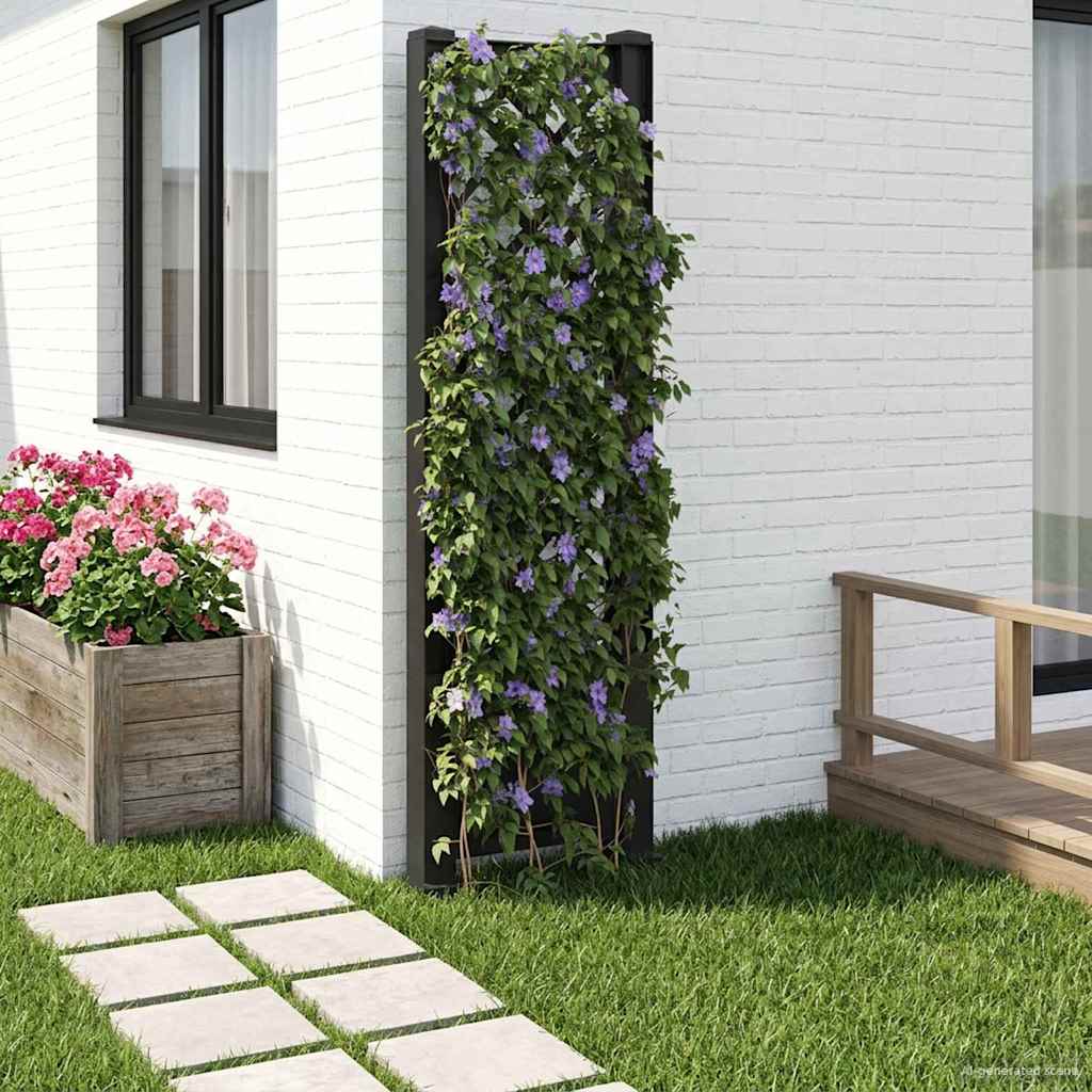 vidaXL Trellis with Spike PP Anthracite 1