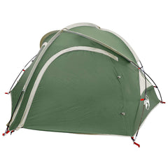 Trekking Tent with Rainfly Water-Resistant Green 2-Person