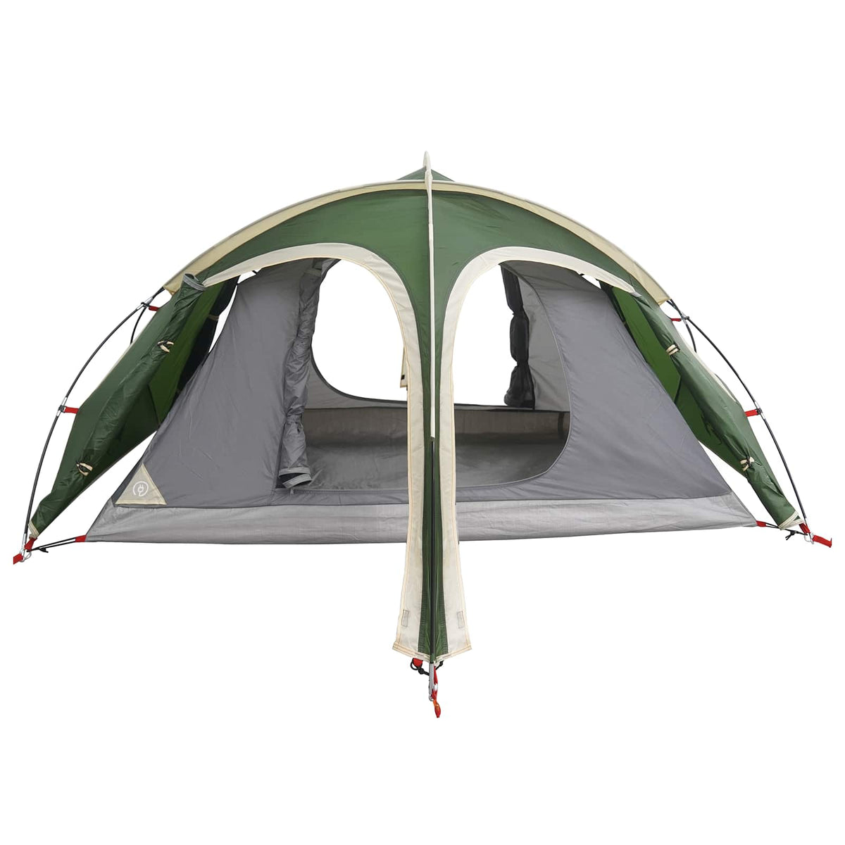 Trekking Tent with Rainfly Water-Resistant Green 2-Person
