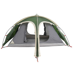 Trekking Tent with Rainfly Water-Resistant Green 2-Person