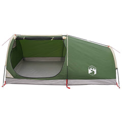 vidaXL Hiking Tent Water-Resistant 2-Person Green 4