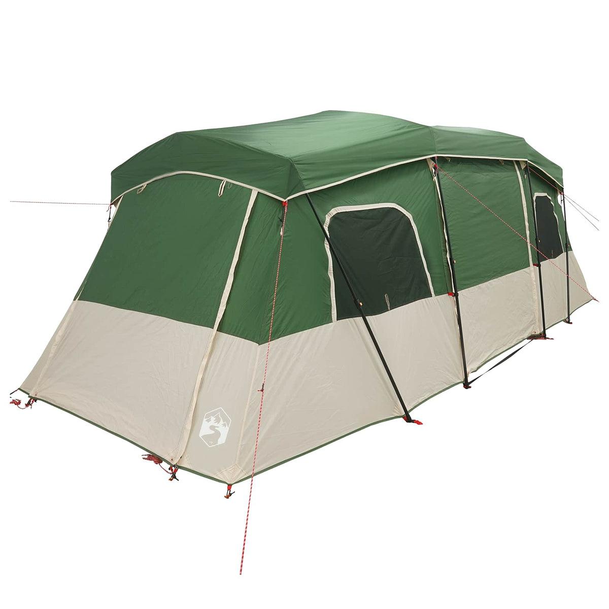 Instant Tent with Rainfly Water-Resistant 3-Person Green