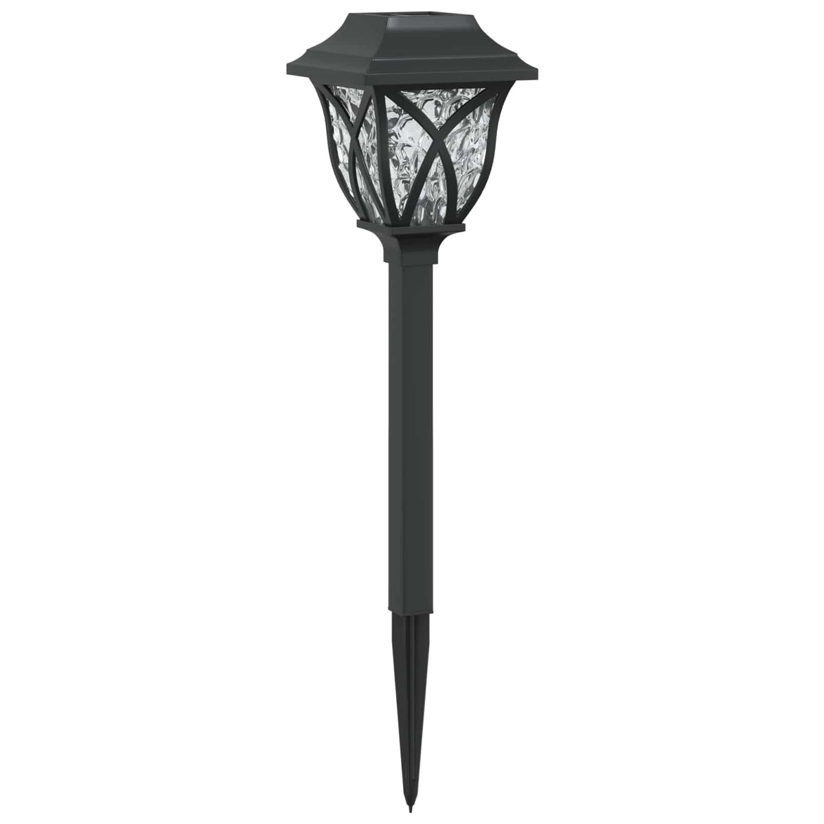 Outdoor Solar Lights with Ground Spike Warm White 42 cm 12