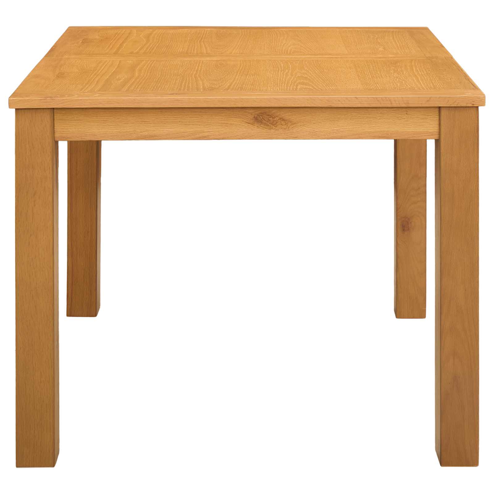 vidaXL Dining Table 90 x 90 x 75 cm Solid Oak Wood Natural Square 3