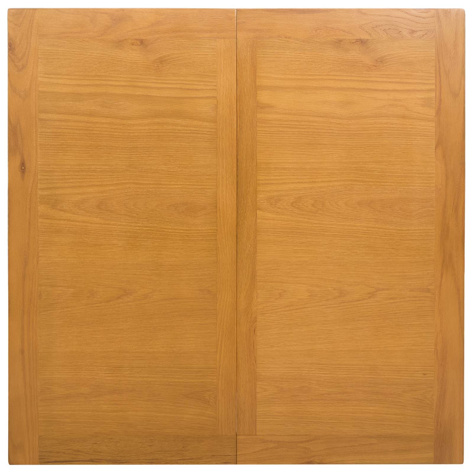 vidaXL Dining Table 90 x 90 x 75 cm Solid Oak Wood Natural Square 5