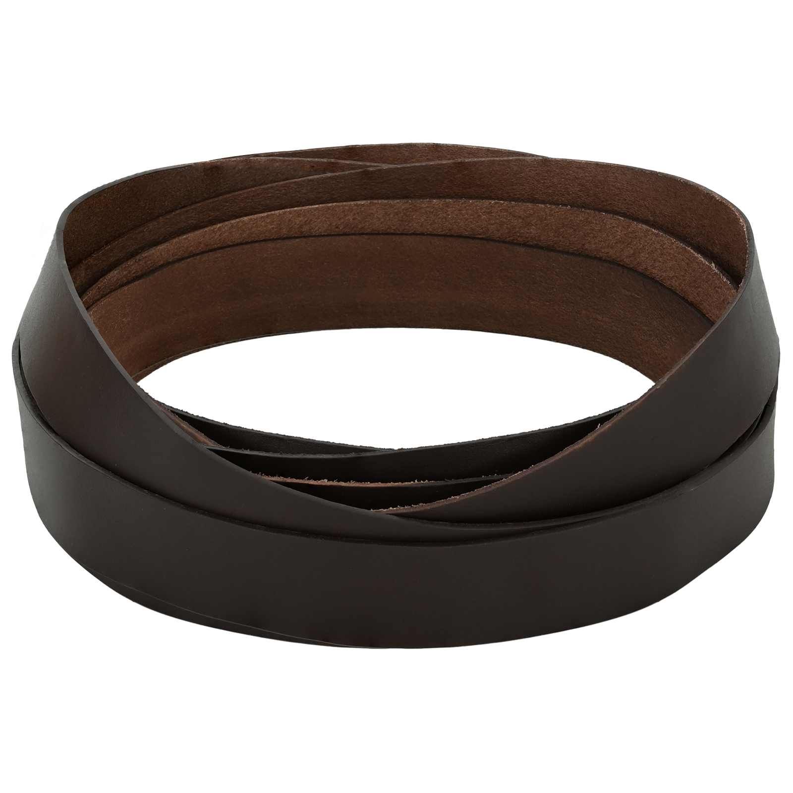 vidaXL Leather Strap 1 Dark Brown 1000 x 2.5 cm Leather 1