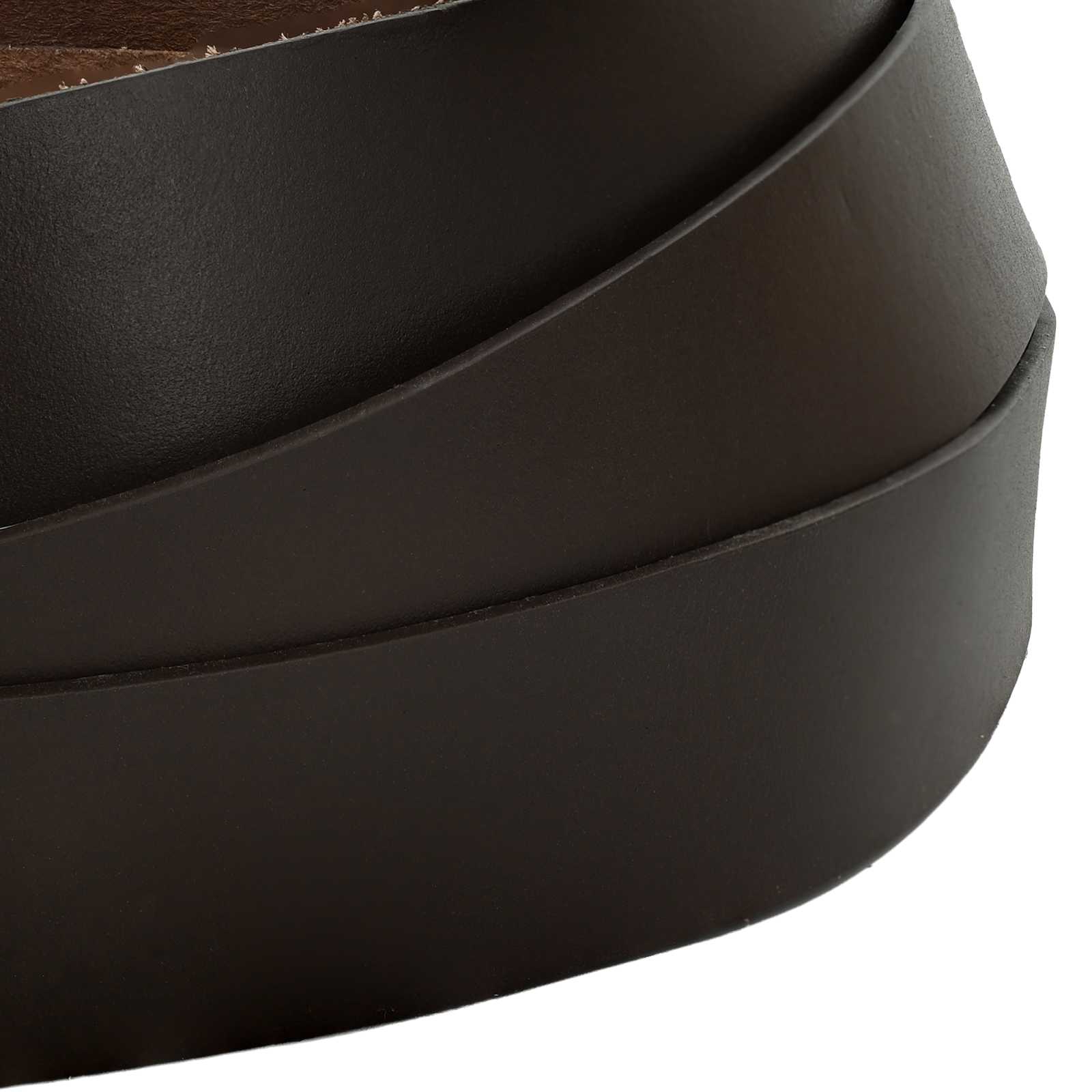 vidaXL Leather Strap 1 Dark Brown 1000 x 4 cm Leather 4