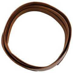 vidaXL Leather Strap 1 Brown 1000 x 2.5 cm Leather 3