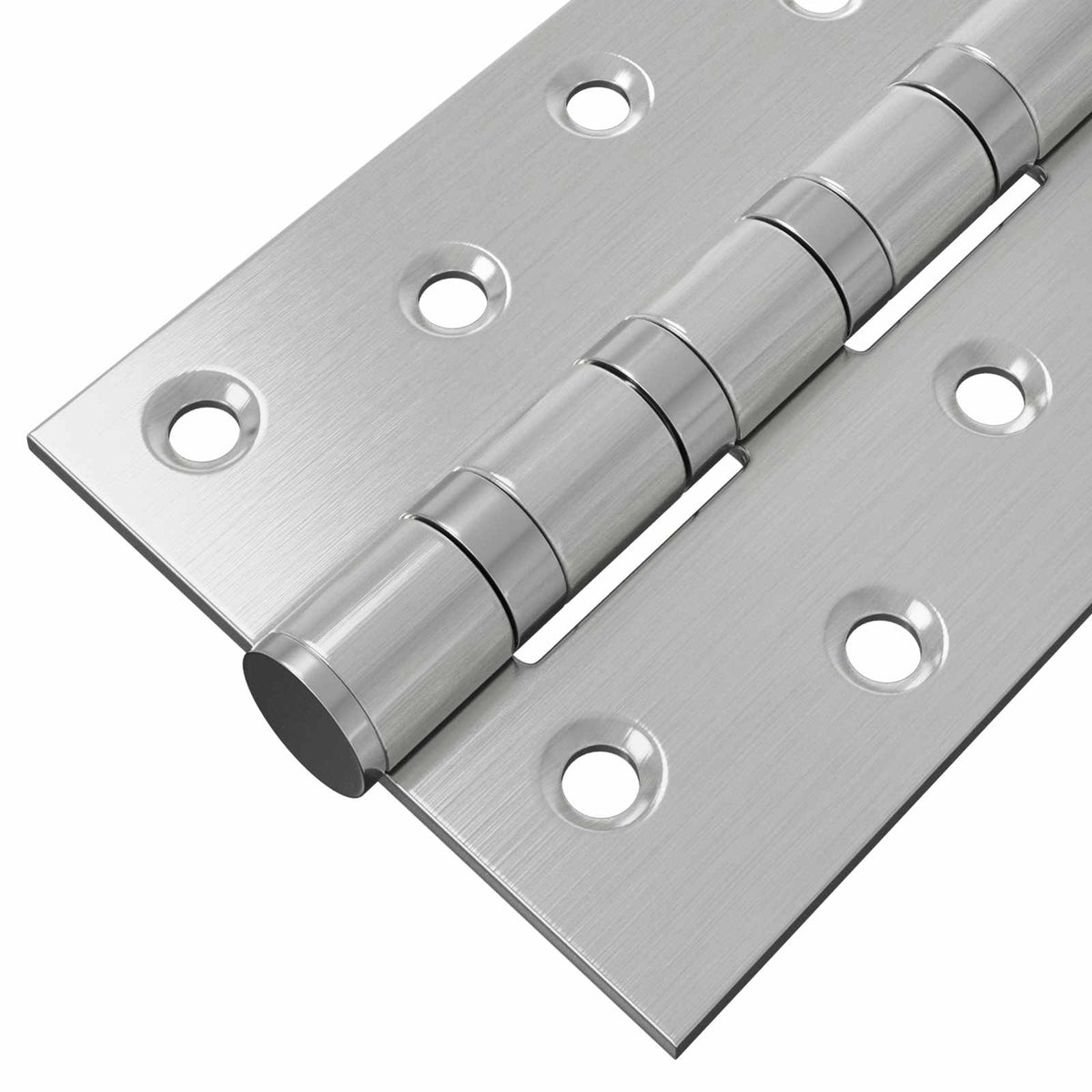 vidaXL Hinge 16 pcs 100 x 78 x 13 mm Silver Steel 6